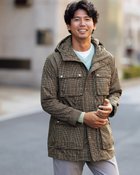 【ドゥクラッセ/DoCLASSE / MEN】のマジカルサーモ・マウンテンパーカ 人気、トレンドファッション・服の通販 founy(ファニー) ファッション Fashion メンズファッション MEN アウトドア Outdoor ダウン Down チェック Check パーカー Hoodie フロント Front ポケット Pocket メンズ Mens 無地 Plain Color 軽量 Lightweight thumbnail ブラウングレンチェック|ID: prp329100003597025 ipo3291000000028262623