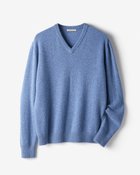 【ドゥクラッセ/DoCLASSE / MEN】のDCG ・ピュアカシミアVネックセーター ブルー|ID: prp329100003597027 ipo3291000000035933315