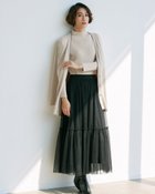 【ドゥクラッセ/DoCLASSE】のシルクフィール・ハイネック&カーディガン グレーパターン|ID: prp329100003597049 ipo3291000000035934019