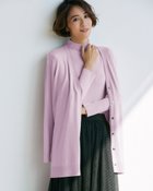 【ドゥクラッセ/DoCLASSE】のシルクフィール・ハイネック&カーディガン ライラック|ID: prp329100003597049 ipo3291000000035934028