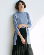 【ドゥクラッセ/DoCLASSE】のシルクフィール・ハイネック&カーディガン ダスティーブルー|ID: prp329100003597049 ipo3291000000035934038