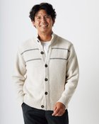 【ドゥクラッセ/DoCLASSE / MEN】のボタンフロントニットカーディガン オートミール|ID: prp329100003597050 ipo3291000000028262716