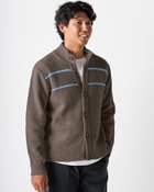 【ドゥクラッセ/DoCLASSE / MEN】のボタンフロントニットカーディガン ブラウン|ID: prp329100003597050 ipo3291000000028262717
