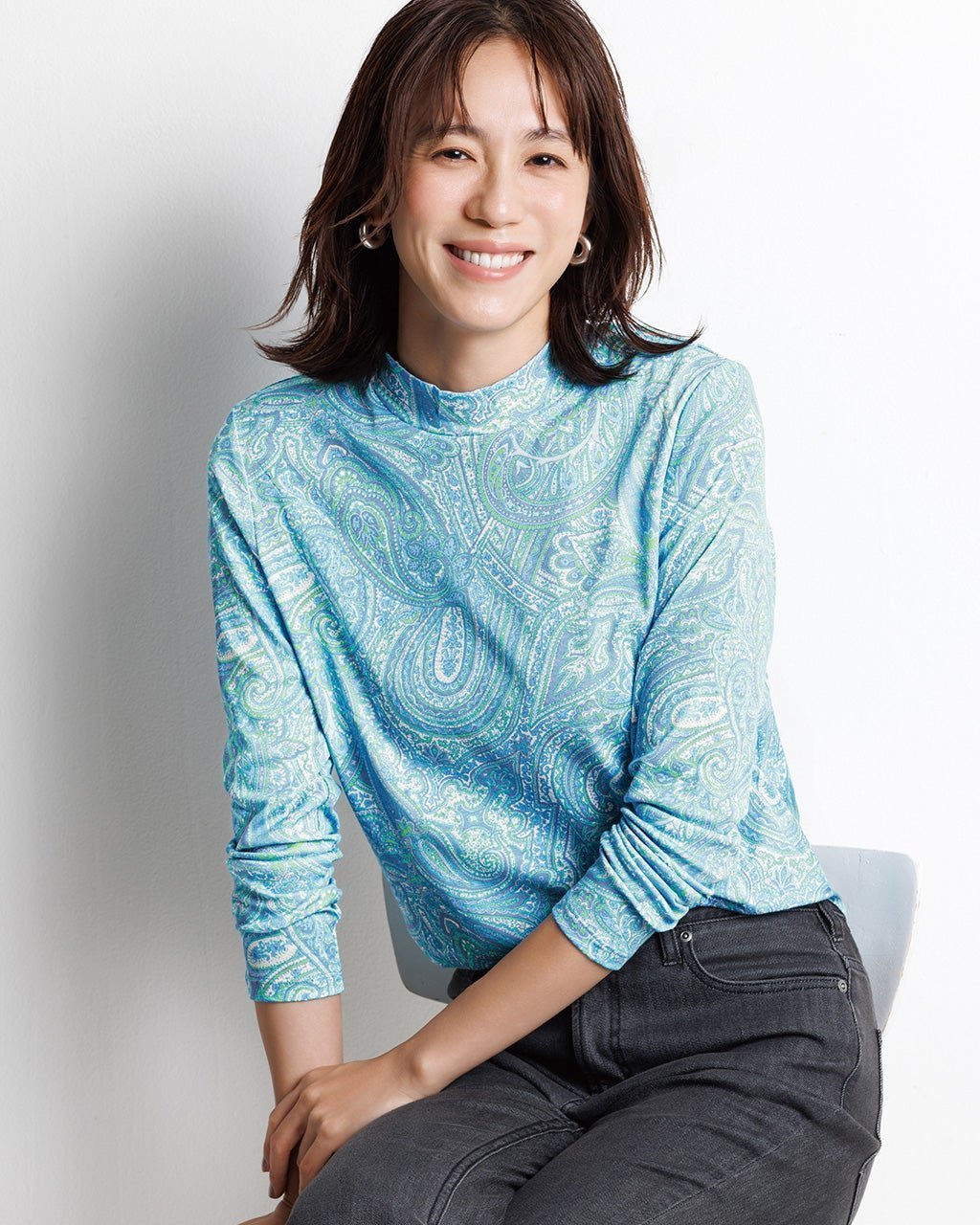 【ドゥクラッセ/DoCLASSE】の超長綿・ハイネック/総柄 人気、トレンドファッション・服の通販 founy(ファニー)  ファッション Fashion レディースファッション Fashion for Women トップス・カットソー Cut & Sew Tops シャツ・ブラウス・オフィスカジュアル Elegant Blouses & Button-Ups ロングTシャツ・Tシャツ Longline T-Shirts & Tees カットソー・ベーシックTシャツ Cut-and-Sewn Tops / Stretch Tees & Basics なめらか Smooth, Silky Texture カットソー Cut and Sewn Top タートルネック Turtleneck, High Neck ハイネック High Neck, Mock Neck  other-1|ID: prp329100003611362 ipo3291000000033870330