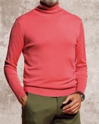 【ドゥクラッセ/DoCLASSE / MEN】のソリストヒート・タートルニット コーラル|ID: prp329100003625946 ipo3291000000035797855