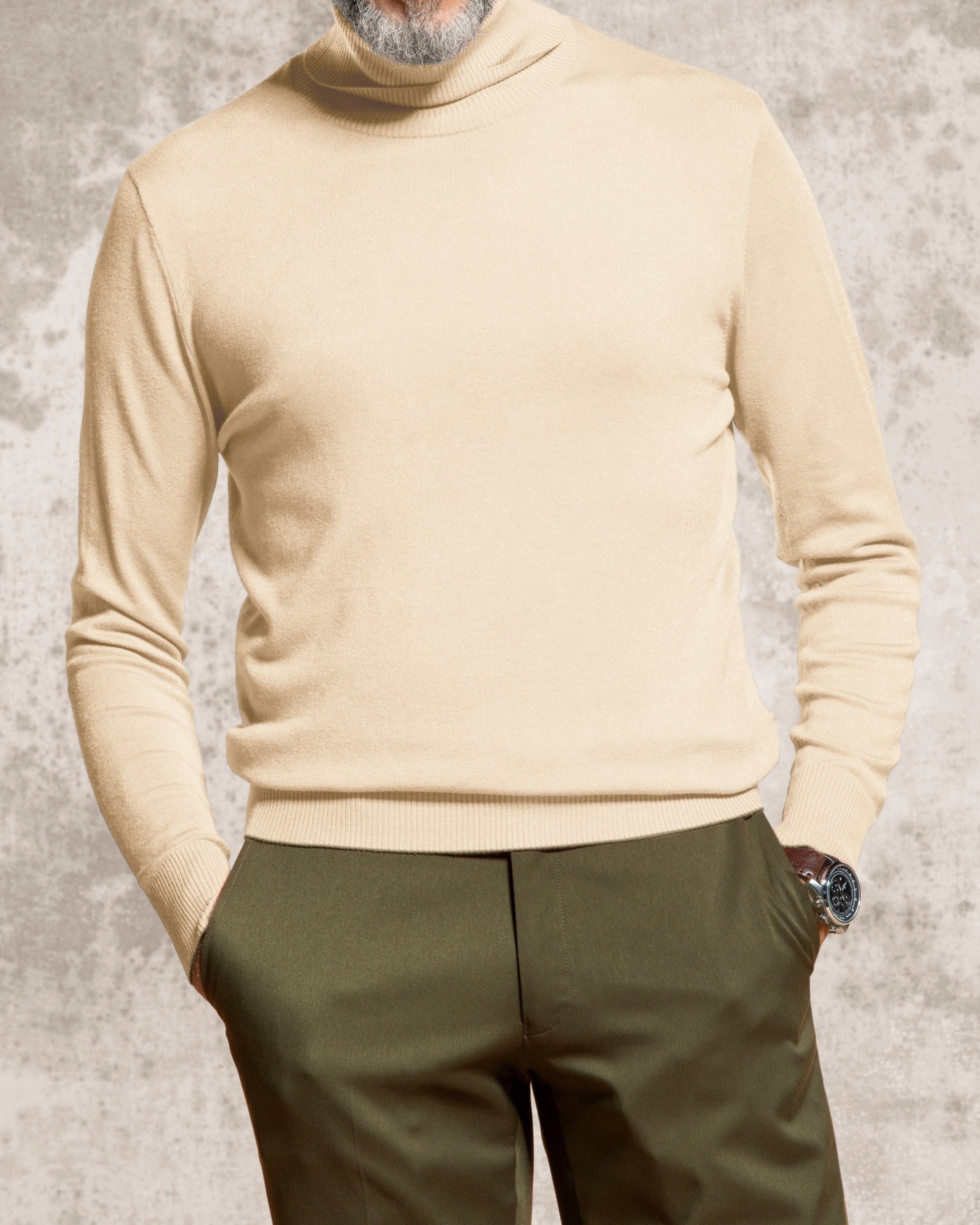 【ドゥクラッセ/DoCLASSE / MEN】のソリストヒート・タートルニット インテリア・キッズ・メンズ・レディースファッション・服の通販 founy(ファニー) 　ファッション　Fashion　メンズファッション　Fashion for Men　カットソー　Cut and Sewn Top　セーター　Sweater, Knitwear　タートル　Turtleneck, Turtle Collar　メンズ　Men's, Menswear　オフホワイト|ID: prp329100003625946 ipo3291000000035797865