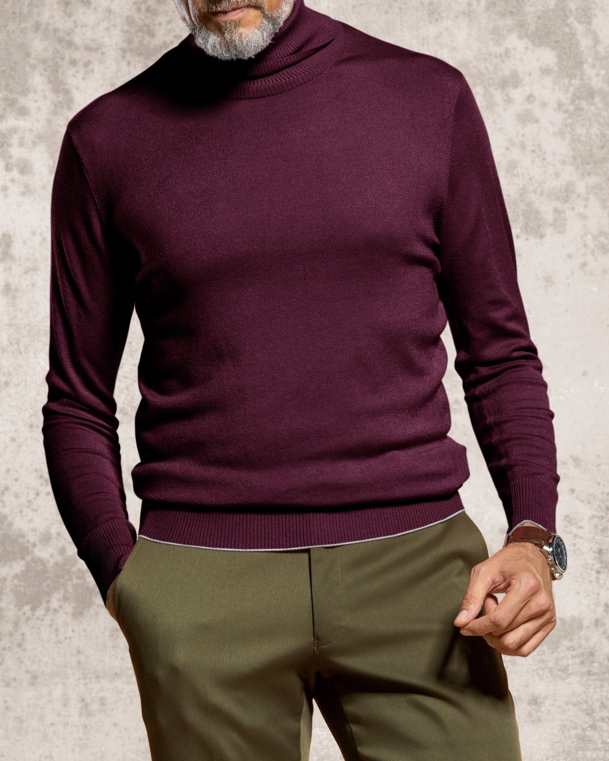 【ドゥクラッセ/DoCLASSE / MEN】のソリストヒート・タートルニット インテリア・キッズ・メンズ・レディースファッション・服の通販 founy(ファニー) 　ファッション　Fashion　メンズファッション　Fashion for Men　カットソー　Cut and Sewn Top　セーター　Sweater, Knitwear　タートル　Turtleneck, Turtle Collar　メンズ　Men's, Menswear　バーガンディー|ID: prp329100003625946 ipo3291000000035797876