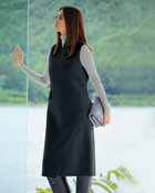 【ドゥクラッセ/DoCLASSE】のカシミヤ混ウールリバー・2WAYドレス ミッドナイトブルー|ID: prp329100003643432 ipo3291000000028263045