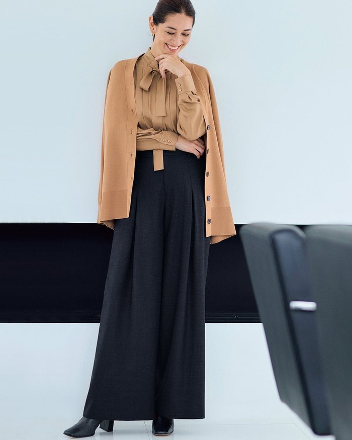 【ドゥクラッセ/DoCLASSE】のビスコースウール・タックワイドパンツ インテリア・キッズ・メンズ・レディースファッション・服の通販 founy(ファニー) https://founy.com/ ファッション Fashion レディースファッション Fashion for Women パンツ Pants & Trousers おすすめ Recommended / Our Picks とろみ Fluid, Flowy Fabric エレガント 上品 Elegant ストレッチ Stretch, Stretchy Fabric モダン Modern, Contemporary ワイド Wide, Wide Fit 冬 Winter / This Winter A/W・秋冬 Autumn/Winter |ID: prp329100003643442 ipo3291000000028262967