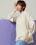 【ドゥクラッセ/DoCLASSE】のソフトポンチ・ボリューム袖プチハイネック ストーン|ID: prp329100003643451 ipo3291000000036009114