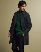 【ドゥクラッセ/DoCLASSE / MEN】のシャンブレーギャバ・ステンカラー2wayコート ダークネイビー|ID: prp329100003656165 ipo3291000000028263105