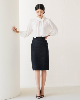 【ドゥクラッセ/DoCLASSE】 尾州ファンシーツイード・ナロースカート人気、トレンドファッション・服の通販 founy(ファニー) ファッション Fashion レディースファッション Fashion for Women スカート Skirts |ID:prp329100003658494