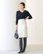 【ドゥクラッセ/DoCLASSE】の尾州ファンシーツイード・ナロースカート 人気、トレンドファッション・服の通販 founy(ファニー) ファッション Fashion レディースファッション Fashion for Women スカート Skirts thumbnail ホワイト|ID: prp329100003658494 ipo3291000000035831482