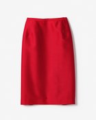 【ドゥクラッセ/DoCLASSE】のシルクウール・ナロースカート 人気、トレンドファッション・服の通販 founy(ファニー) ファッション Fashion レディースファッション Fashion for Women スカート Skirts なめらか Smooth, Silky Texture シルク Silk, 100% Silk thumbnail レッド|ID: prp329100003658499 ipo3291000000034725556