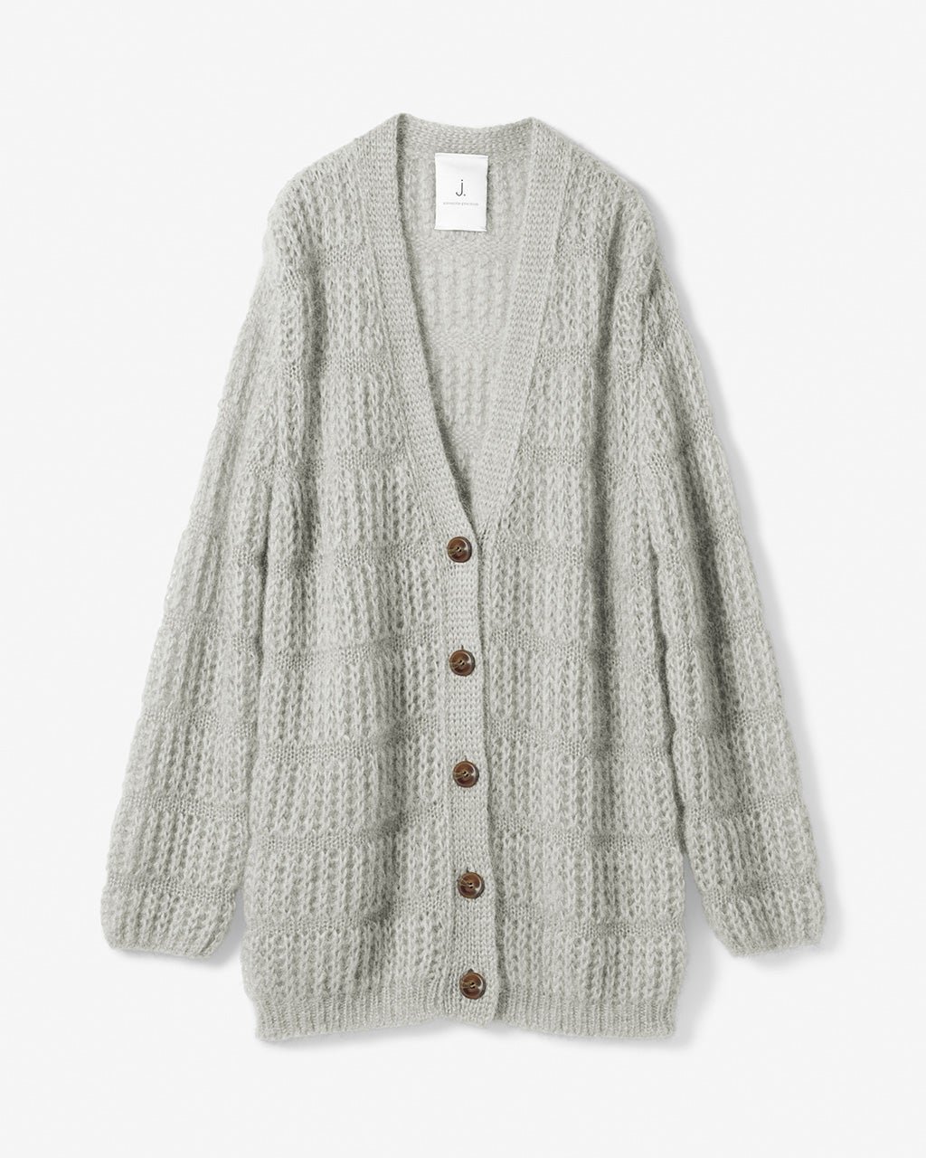 【ドゥクラッセ/DoCLASSE】のキッドモヘア・エアリーカーディガン インテリア・キッズ・メンズ・レディースファッション・服の通販 founy(ファニー) 　ファッション　Fashion　レディースファッション　Fashion for Women　トップス・カットソー　Cut & Sew Tops　ニット　Knit Tops & Sweaters　カーディガン・羽織り　Layered Style Cardigans　アンゴラ　Angora Knitwear　ベビー　Baby, Babywear　ミドル　Middle Length, Mid Height　ライトグレー|ID: prp329100003658505 ipo3291000000029992226