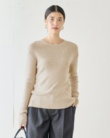 【ドゥクラッセ/DoCLASSE】のシルクカシミヤ・クルーネックセーター 人気、トレンドファッション・服の通販 founy(ファニー) ファッション Fashion レディースファッション Fashion for Women トップス・カットソー Cut & Sew Tops ニット Knit Tops & Sweaters インナー Innerwear シルク Silk, 100% Silk ベスト Vest, Waistcoat ベーシック Basic, Essential ミックス Mix, Mixed Style 冬 Winter / This Winter A/W・秋冬 Autumn/Winter |ID:prp329100003658507