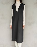 【ドゥクラッセ/DoCLASSE】のメルトンダブルフェイス・ワンピースジレ 人気、トレンドファッション・服の通販 founy(ファニー) ファッション Fashion レディースファッション Fashion for Women アウター Coat / Outerwear Collection |ID:prp329100003658511