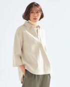 【ドゥクラッセ/DoCLASSE】の両面編み起毛カットソー・スキッパーシャツ エクルー|ID: prp329100003658519 ipo3291000000028266550