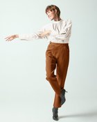 【ドゥクラッセ/DoCLASSE】のプレミアサーモ・テーパードパンツ キャメル|ID: prp329100003658522 ipo3291000000036009143