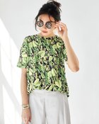 【ドゥクラッセ/DoCLASSE】のUVスラブ・バックギャザートップス ボタニカル|ID: prp329100003668979 ipo3291000000035799232