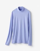 【ドゥクラッセ/DoCLASSE】のコットンガーゼ・ハイネック/衿高6cm アイリス|ID: prp329100003686415 ipo3291000000036010580