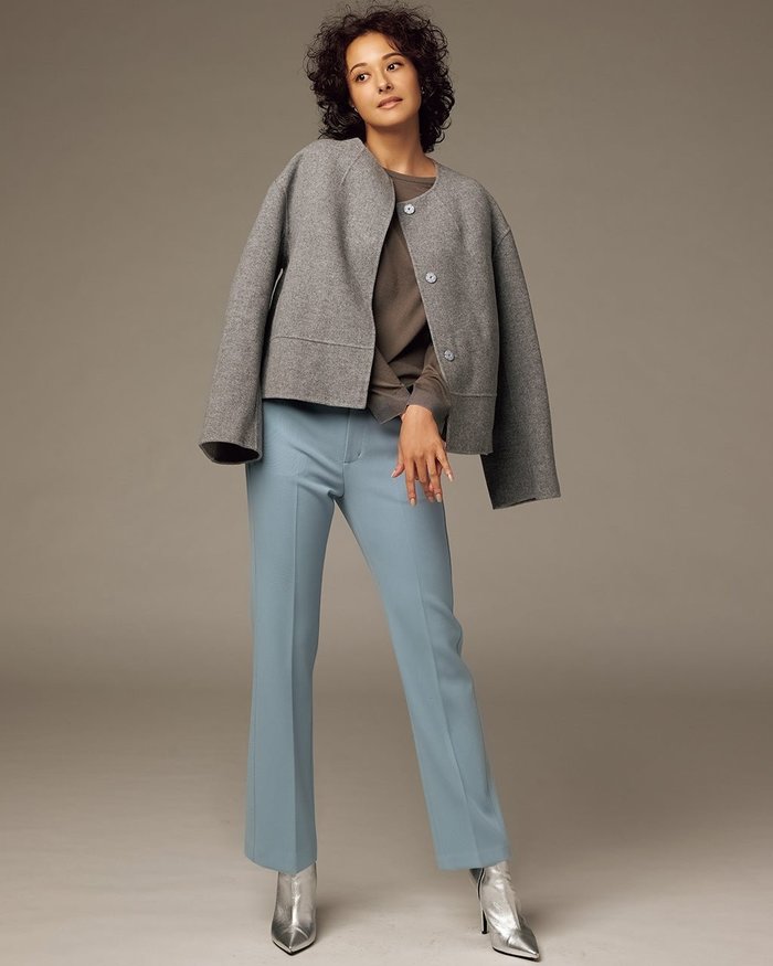 【ドゥクラッセ/DoCLASSE】のウォームカルゼ・ストレートフレアパンツ インテリア・キッズ・メンズ・レディースファッション・服の通販 founy(ファニー) https://founy.com/ ファッション Fashion レディースファッション Fashion for Women パンツ Pants & Trousers |ID: prp329100003696821 ipo3291000000036009280