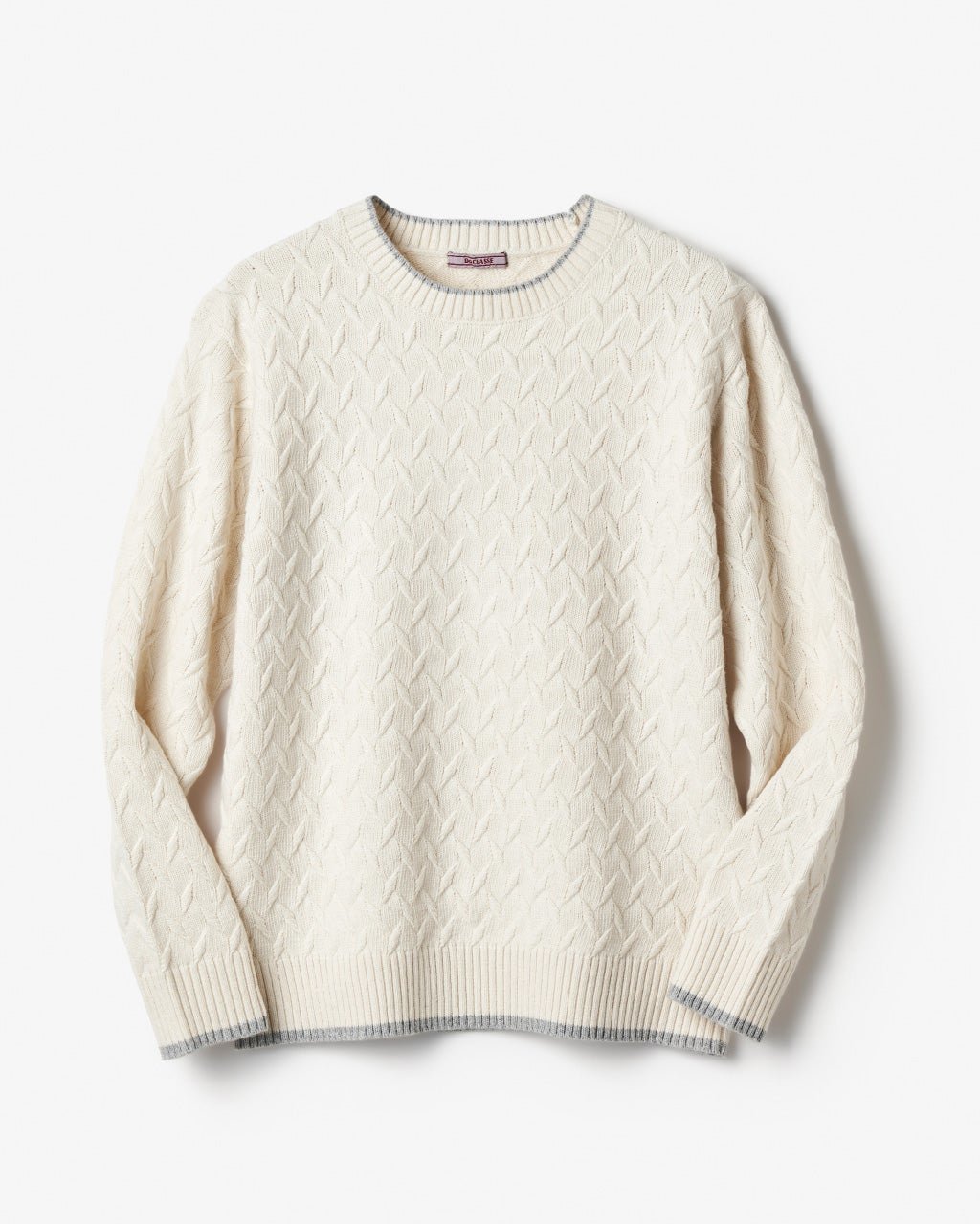 【ドゥクラッセ/DoCLASSE / MEN】のウールブレンドケーブルクルー 人気、トレンドファッション・服の通販 founy(ファニー) 　ファッション　Fashion　メンズファッション　MEN　クラシック　Classic　セーター　Sweater　メンズ　Mens　モダン　Modern　 other-1|ID: prp329100003696827 ipo3291000000030766575