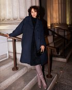 【ドゥクラッセ/DoCLASSE】のレイヤードウール・オーバーサイズコート 人気、トレンドファッション・服の通販 founy(ファニー) ファッション Fashion レディースファッション Fashion for Women アウター Coat / Outerwear Collection コート・ロングコート・ピーコート Long Coats, Peacoats & More なめらか Smooth, Silky Texture インナー Innerwear スリット Slit, Slit Detail ダウン Down, Puffer トレンド Trend, Trending Now パーティ Party, Party Style メルトン Melton, Heavy Wool ロング Long, Long-Length ビジネス 仕事 通勤 Business / Work / Commuting 冬 Winter / This Winter thumbnail ミッドナイトブルー|ID: prp329100003696832 ipo3291000000035005406