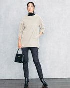 【ドゥクラッセ/DoCLASSE】の両面編み起毛カットソー・フォルムチュニック エクルー|ID: prp329100003696856 ipo3291000000035933298