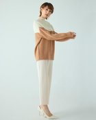 【ドゥクラッセ/DoCLASSE】の楽暖ベロアストレッチ・ストレート/68㎝ オフホワイト|ID: prp329100003696895 ipo3291000000036009197