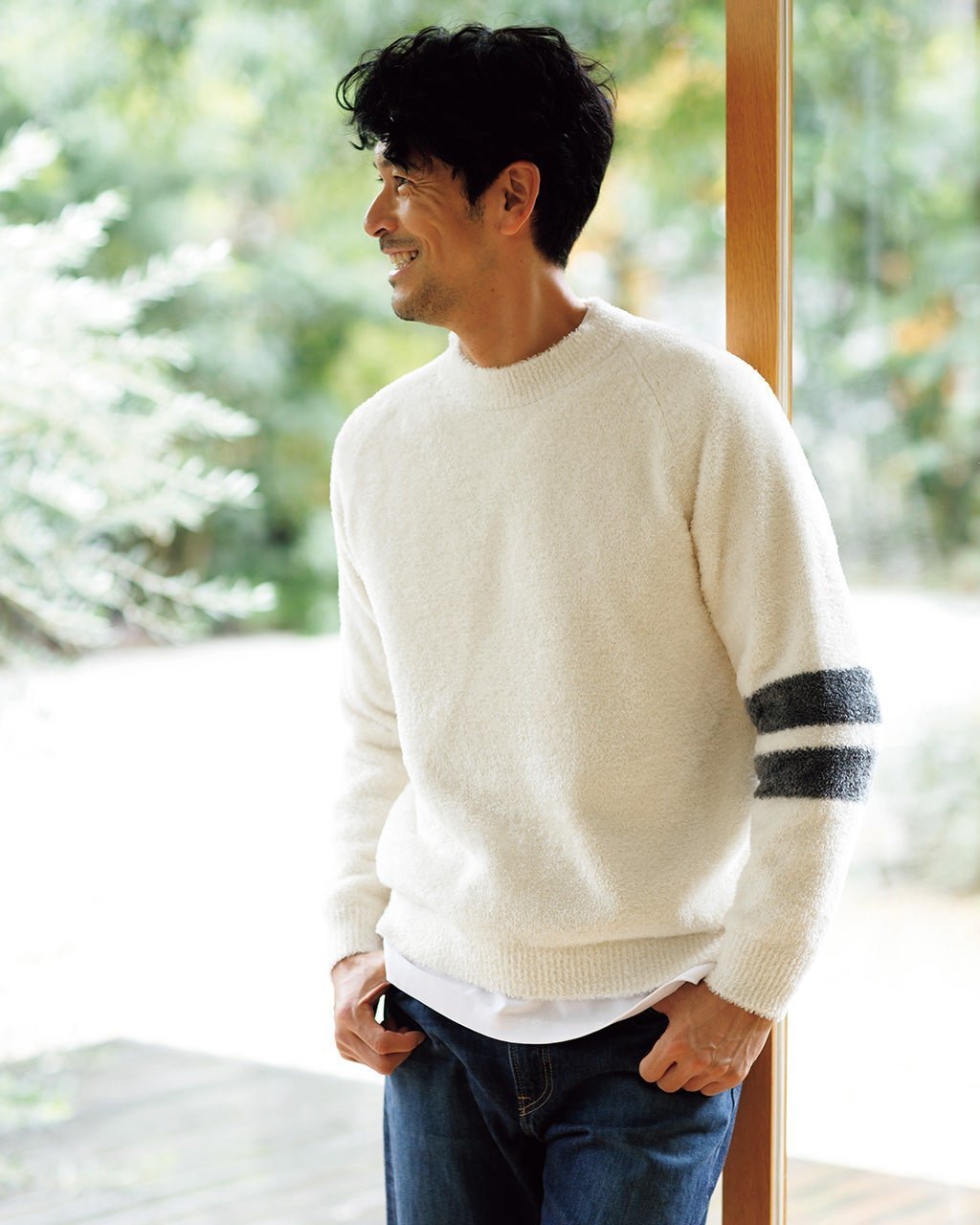 【ヌックル/Nukle】のNukle・MENS配色ラインハイネック 人気、トレンドファッション・服の通販 founy(ファニー) 　ファッション　Fashion　レディースファッション　WOMEN　トップス・カットソー　Tops/Tshirt　ニット　Knit Tops　セーター　Sweater　ハイネック　High Neck　 other-1|ID: prp329100003717107 ipo3291000000030296667