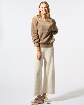 【ヌックル/Nukle】のNukle・テディワイドストレート 人気、トレンドファッション・服の通販 founy(ファニー) ファッション Fashion レディースファッション Fashion for Women パンツ Pants & Trousers ストレート Straight, Straight Cut リラックス Relax, Relaxed Fit ワイド Wide, Wide Fit |ID:prp329100003717109