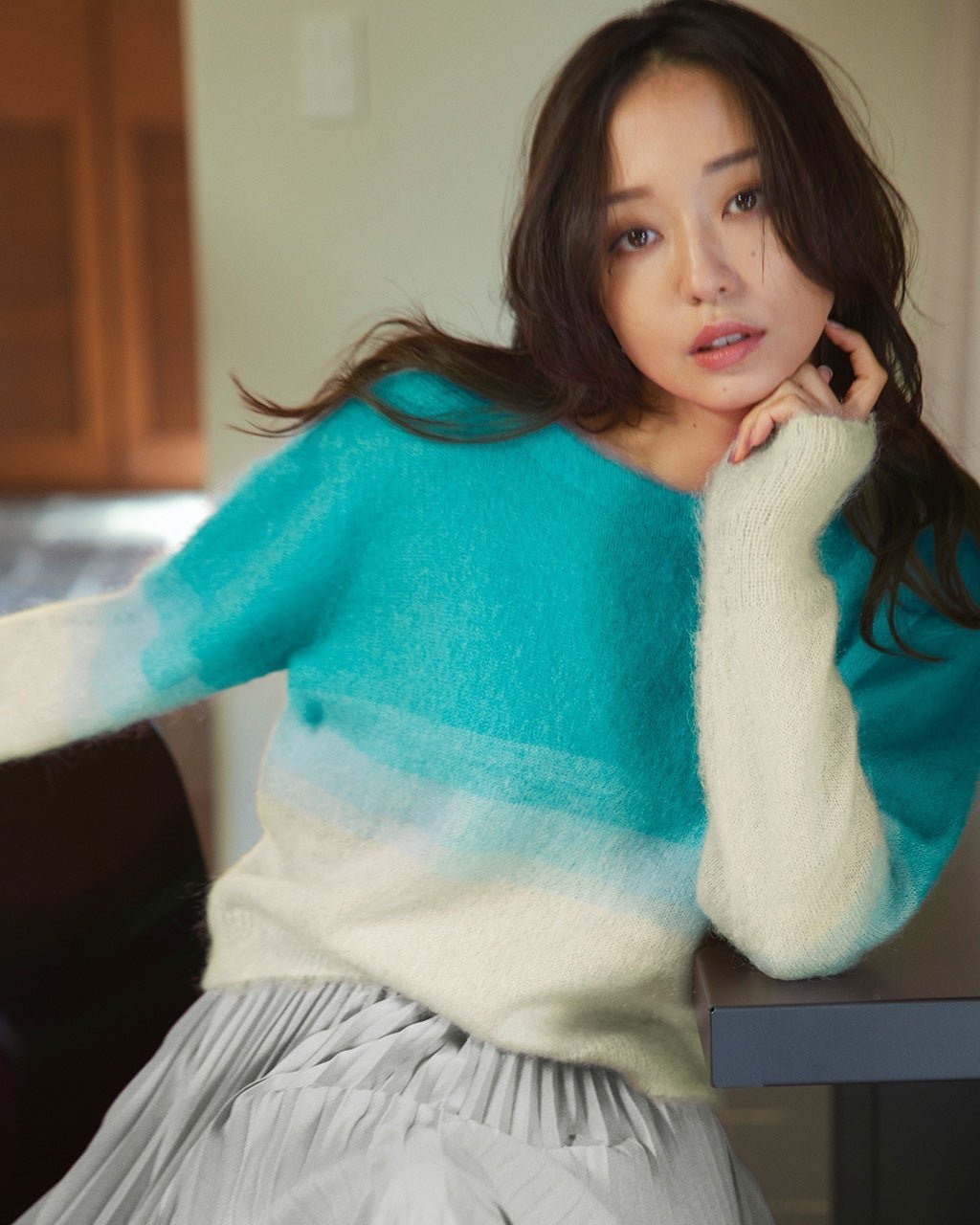 【ドゥクラッセ/DoCLASSE】のキッドモヘア・グラデーションセーター 人気、トレンドファッション・服の通販 founy(ファニー) 　ファッション　Fashion　レディースファッション　WOMEN　トップス・カットソー　Tops/Tshirt　ニット　Knit Tops　アンゴラ　Angola　エアリー　Airy　グラデーション　Gradation　セーター　Sweater　ミックス　Mix　モヘア　Mohair　 other-1|ID: prp329100003717116 ipo3291000000030370507