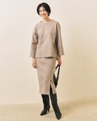 【ドゥクラッセ/DoCLASSE】のウールジャージー・セットアップ 人気、トレンドファッション・服の通販 founy(ファニー) ファッション Fashion レディースファッション Fashion for Women ワンピース Dresses なめらか Smooth, Silky Texture シンプル Simple, Minimal ストレッチ Stretch, Stretchy Fabric スリット Slit, Slit Detail セットアップ Set-Up, Coordinated Outfit thumbnail トープ|ID: prp329100003717124 ipo3291000000035137291