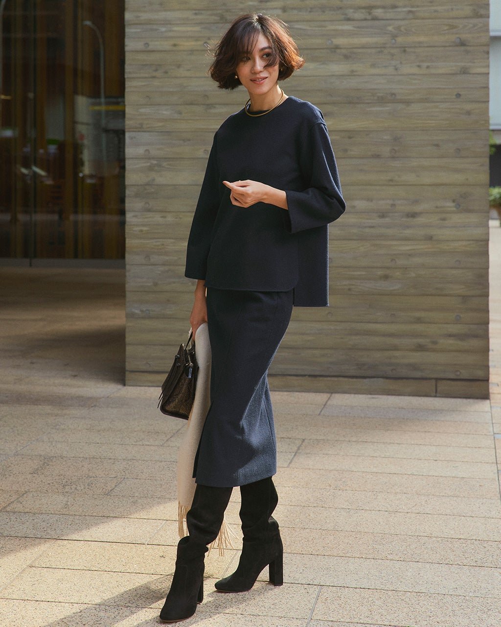 【ドゥクラッセ/DoCLASSE】のウールジャージー・セットアップ 人気、トレンドファッション・服の通販 founy(ファニー) 　ファッション　Fashion　レディースファッション　Fashion for Women　ワンピース　Dresses　なめらか　Smooth, Silky Texture　シンプル　Simple, Minimal　ストレッチ　Stretch, Stretchy Fabric　スリット　Slit, Slit Detail　セットアップ　Set-Up, Coordinated Outfit　 other-1|ID: prp329100003717124 ipo3291000000036338517