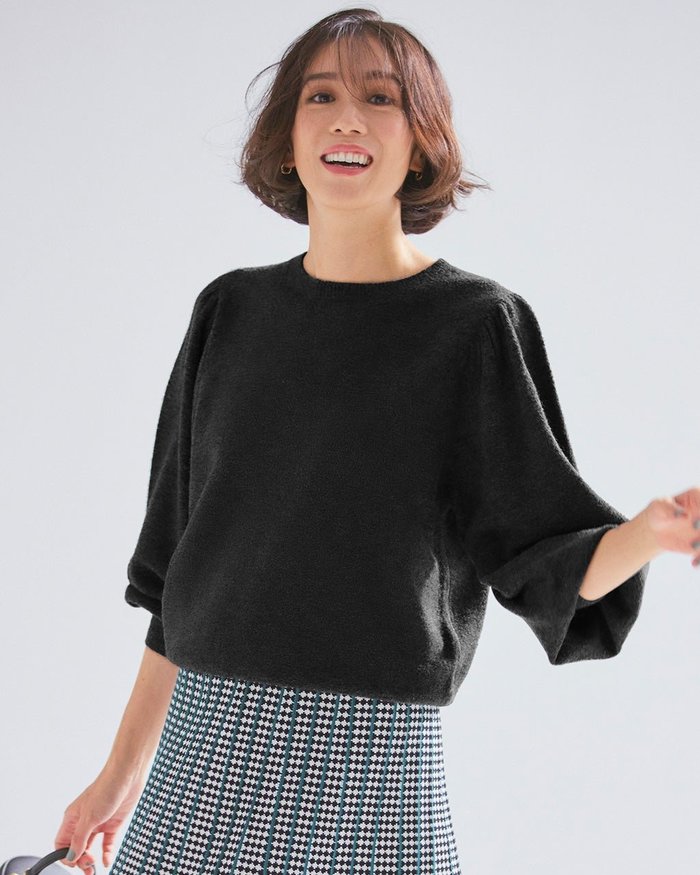 【ドゥクラッセ/DoCLASSE】のウール混・パフ袖クルーネックプルオーバー インテリア・キッズ・メンズ・レディースファッション・服の通販 founy(ファニー) https://founy.com/ ファッション Fashion レディースファッション Fashion for Women トップス・カットソー Cut & Sew Tops ニット Knit Tops & Sweaters カジュアルプルオーバー・ニットトップス Pullovers & Knit Tops / Casual Pullovers ギャザー Gathered, Ruffled セーター Sweater, Knitwear |ID: prp329100003717132 ipo3291000000034425479