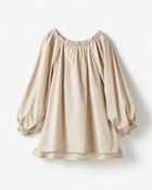 【ドゥクラッセ/DoCLASSE】のシルク混タフタ・バックリボンブラウス ライトベージュ|ID: prp329100003731395 ipo3291000000036037096