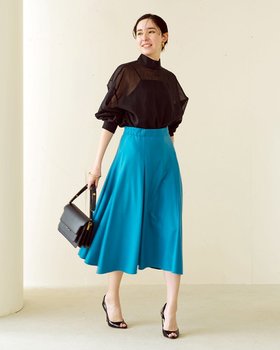 【ドゥクラッセ/DoCLASSE】 ウォームツイル・イレギュラーヘムスカート人気、トレンドファッション・服の通販 founy(ファニー) ファッション Fashion レディースファッション WOMEN スカート Skirt インナー Inner ギャザー Gather パターン Pattern フレア Flare 冬 Winter |ID:prp329100003767753