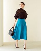 【ドゥクラッセ/DoCLASSE】のウォームツイル・イレギュラーヘムスカート 人気、トレンドファッション・服の通販 founy(ファニー) ファッション Fashion レディースファッション Ladies' Fashion Online スカート Skirt インナー Inner ギャザー Gather パターン Pattern フレア Flare 冬 Winter thumbnail ターコイズ|ID: prp329100003767753 ipo3291000000032440924