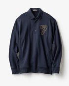 【ドゥクラッセ/DoCLASSE / MEN】のワッペン刺繍スエットポロ長袖 人気、トレンドファッション・服の通販 founy(ファニー) ファッション Fashion メンズファッション MEN トップス・カットソー Tops/Tshirt/Men シャツ Shirts ポロシャツ Polo Shirts ストレッチ Stretch メンズ Mens ワンポイント One Point エレガント 上品 Elegant 長袖 Long Sleeve thumbnail ネイビー|ID: prp329100003780064 ipo3291000000028263605