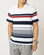 【ドゥクラッセ/DoCLASSE / MEN】のサーフスキッパーポロシャツ ホワイト・パターン|ID: prp329100003780070 ipo3291000000035796519