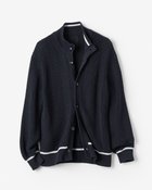 【ドゥクラッセ/DoCLASSE / MEN】のコードヤーン・ボタンフロントモックカーディガン ネイビー|ID: prp329100003826780 ipo3291000000036037123