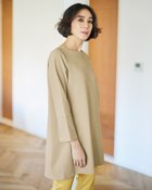 【ドゥクラッセ/DoCLASSE】のストレッチツイル・フレアチュニック ベージュ|ID: prp329100003831737 ipo3291000000034807841