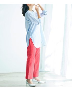【ドゥクラッセ/DoCLASSE】のミラクルストレッチ・サイド切替ストレート 人気、トレンドファッション・服の通販 founy(ファニー) ファッション Fashion レディースファッション WOMEN パンツ Pants ストレッチ Stretch ストレート Straight スリム Slim ヨガ Yoga レギンス Leggings ビジネス 仕事 通勤 Business 切替 Switching |ID:prp329100003831743