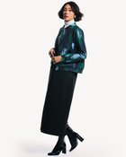 【ドゥクラッセ/DoCLASSE】のダブル編みジャージー・スナップブルゾン グリーン・パターン|ID: prp329100003831744 ipo3291000000034545386