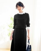 【ドゥクラッセ/DoCLASSE】のコットン混・ロールネックセーター 人気、トレンドファッション・服の通販 founy(ファニー) ファッション Fashion レディースファッション Fashion for Women トップス・カットソー Cut & Sew Tops ニット Knit Tops & Sweaters クラシカル Classical, Vintage-Inspired セーター Sweater, Knitwear パール Pearl, Pearl Accent 人気 Popular, Best Seller thumbnail ブラック|ID: prp329100003831761 ipo3291000000034686454