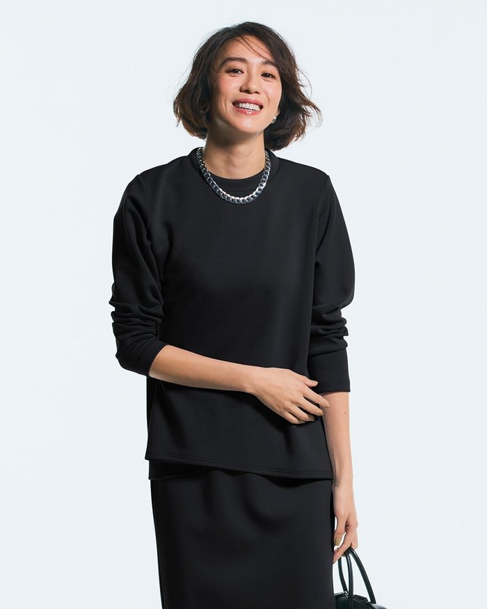 【ドゥクラッセ/DoCLASSE】の接結スムース・フレアプルオーバー インテリア・キッズ・メンズ・レディースファッション・服の通販 founy(ファニー) https://founy.com/ ファッション Fashion レディースファッション Fashion for Women トップス・カットソー Cut & Sew Tops シャツ・ブラウス・オフィスカジュアル Elegant Blouses & Button-Ups ロングTシャツ・Tシャツ Longline T-Shirts & Tees カジュアルプルオーバー・ニットトップス Pullovers & Knit Tops / Casual Pullovers カットソー・ベーシックTシャツ Cut-and-Sewn Tops / Stretch Tees & Basics おすすめ Recommended / Our Picks カットソー Cut and Sewn Top セットアップ Set-Up, Coordinated Outfit フレア Flare, Flared |ID: prp329100003831762 ipo3291000000035991140