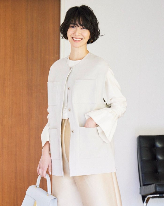 【ドゥクラッセ/DoCLASSE】のコットンミラノ・ボタンデザインジレ インテリア・キッズ・メンズ・レディースファッション・服の通販 founy(ファニー) https://founy.com/ ファッション Fashion レディースファッション Fashion for Women アウター Coat / Outerwear Collection レディースジャケット・軽アウター Jackets ジャケット Jacket, Outerwear ノースリーブ Sleeveless, No-Sleeve ミラノリブ Milano Rib, Milano Stitch |ID: prp329100003831763 ipo3291000000028263782