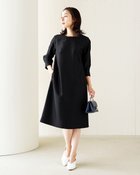 【ドゥクラッセ/DoCLASSE】のトリアセシャンタン・ワンピース 人気、トレンドファッション・服の通販 founy(ファニー) ファッション Fashion レディースファッション Fashion for Women ワンピース Dresses エレガント 上品 Elegant オケージョン Occasion Wear カフス Cuff Design シャンタン Shantung, Silk-Like Fabric シルク Silk, 100% Silk シンプル Simple, Minimal セットアップ Set-Up, Coordinated Outfit ドレス Dress, One-Piece ドレープ Drape, Draping Fabric フォルム Silhouette, Form ボックス Boxy, Box Shape ミックス Mix, Mixed Style 冬 Winter / This Winter A/W・秋冬 Autumn/Winter thumbnail ブラック|ID: prp329100003831775 ipo3291000000035991147