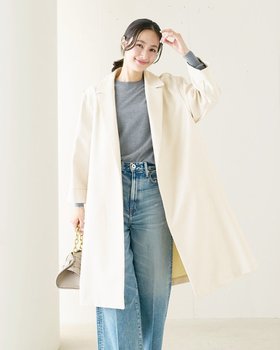 【ドゥクラッセ/DoCLASSE】 トリアセシャンタン・ボンディングドレスコート人気、トレンドファッション・服の通販 founy(ファニー) ファッション Fashion レディースファッション WOMEN アウター Coat Outerwear コート Coats ワンピース Dress ドレス Party Dresses エレガント 上品 Elegant カフス Cuffs シャンタン Shantung シルク Silk トレンド Trend ドレス Dress ドレープ Drape フォルム Form ボンディング Bonding ミックス Mix 秋 Autumn/Fall |ID:prp329100003831776